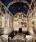 GIOTTO di Bondone The Chapel viewed towards the entrance sdg oil painting reproduction